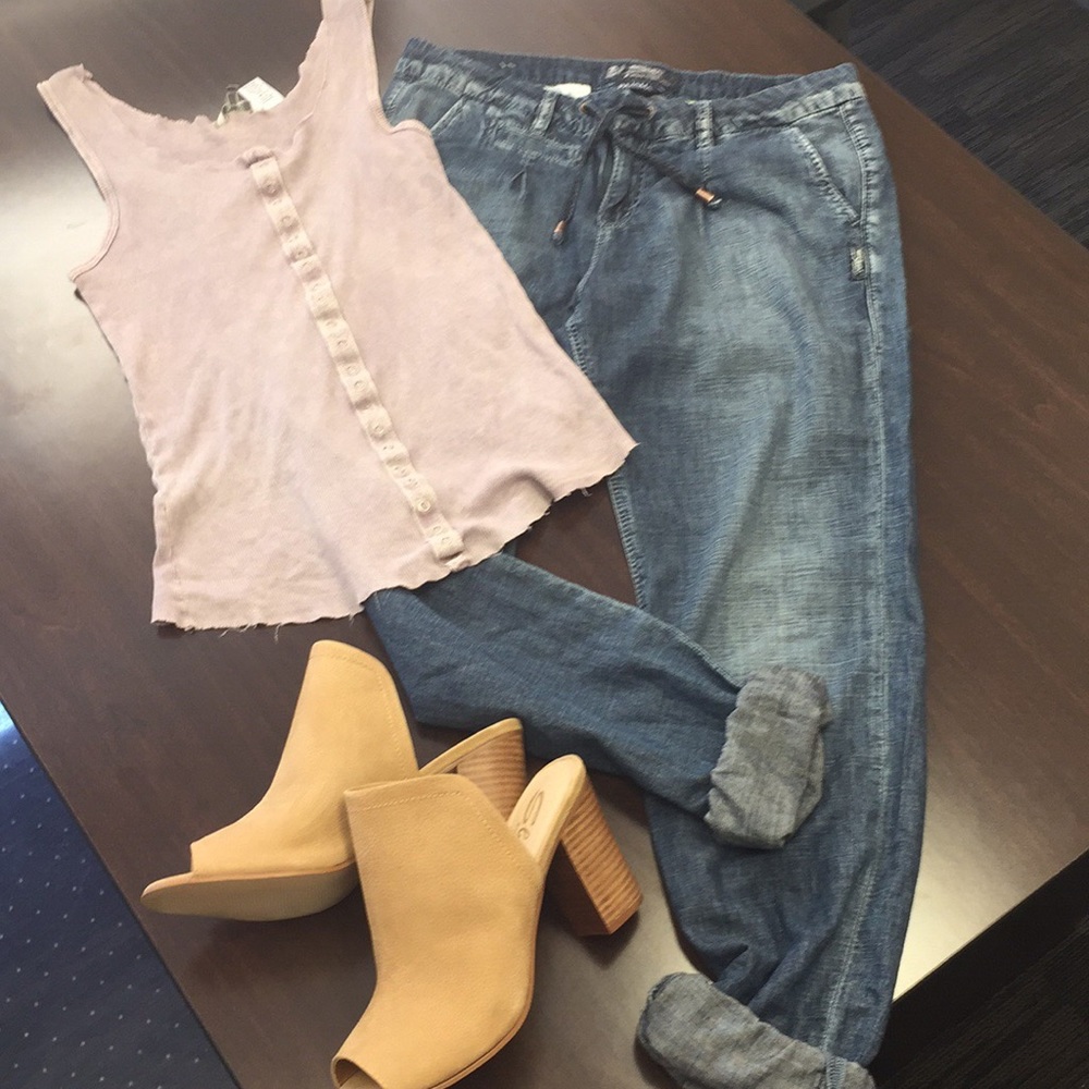 BKE Raw Edge Tank Top